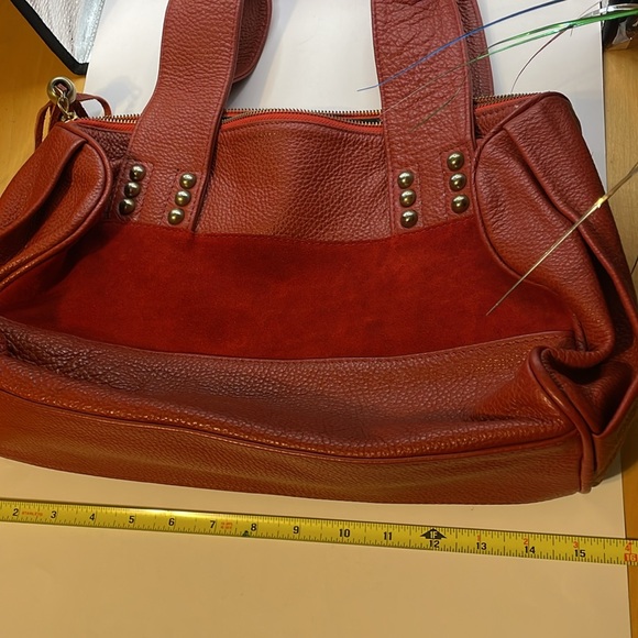 Vintage Genuine leather shoulder bag (000231) - Picture 8 of 15